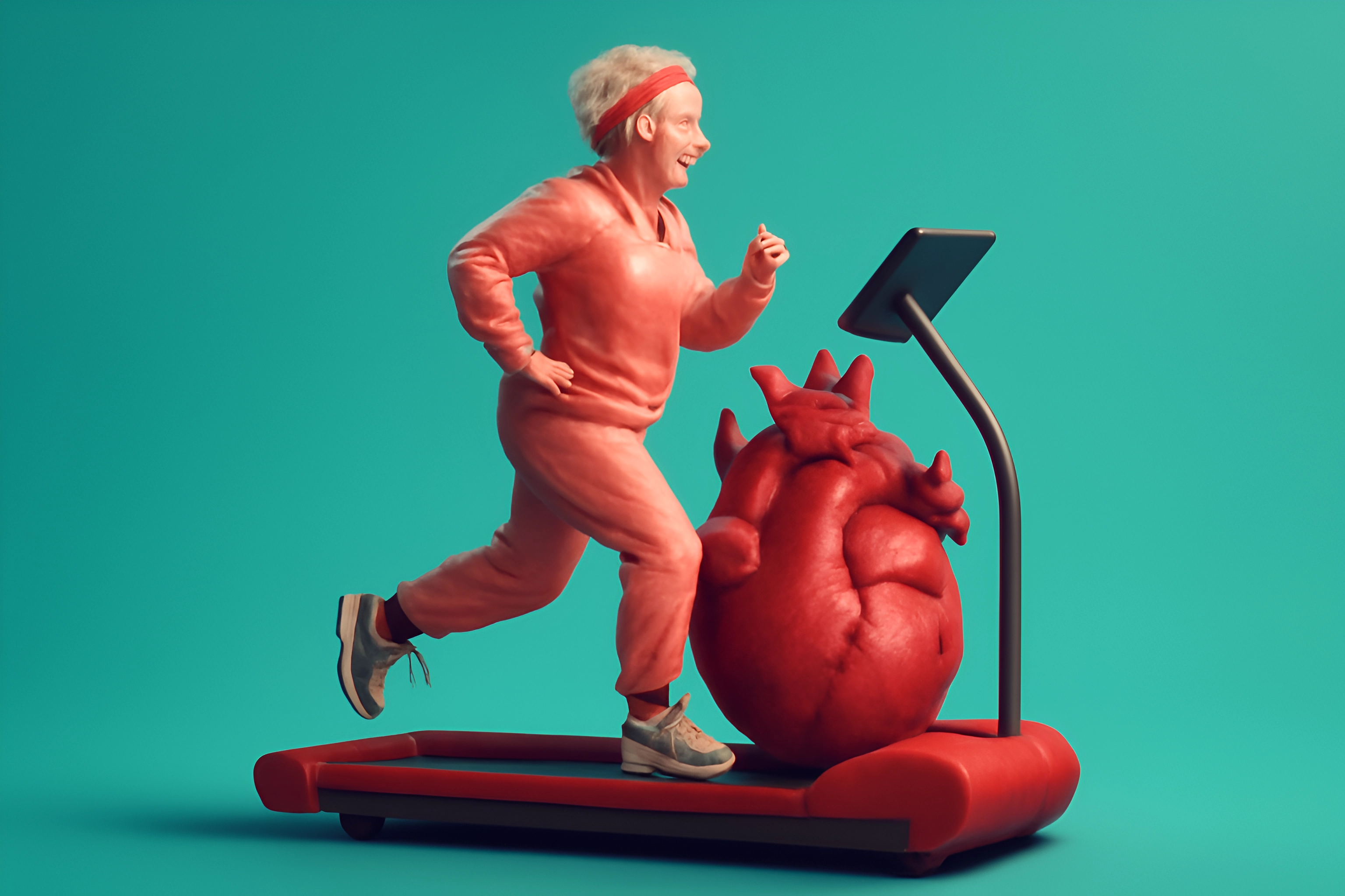 Corrida para a saúde do coração